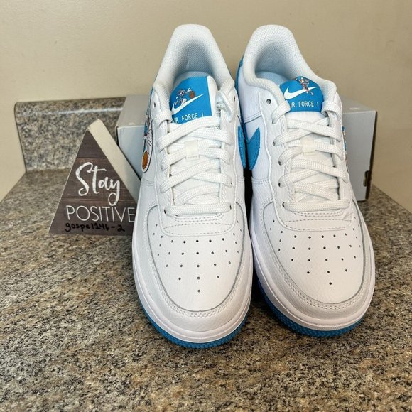 Nike Air Force 1 Low Hare Space Jam Bugs Lola DM3353-100 Size 7Y / Women‎ Sz 8.5 - Picture 6 of 11